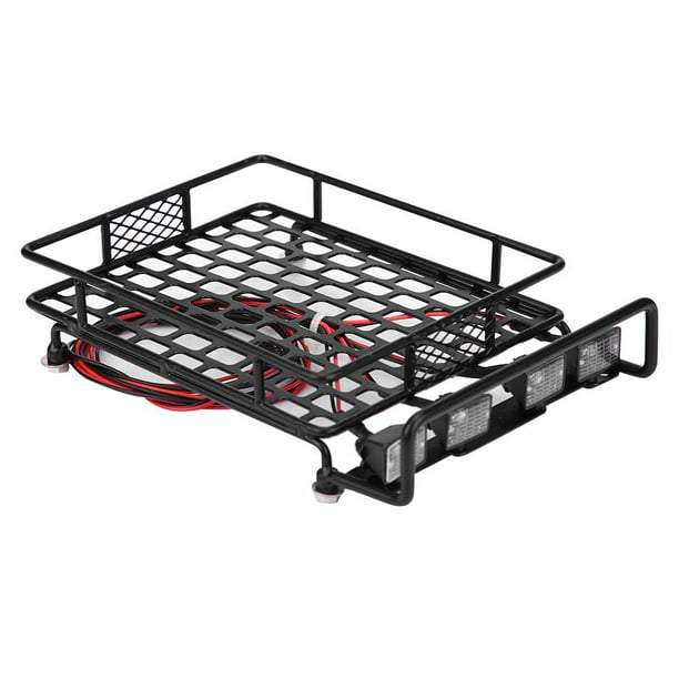 Rc Roof Rack with Led Roof Racks /& Boxes for Model car Assembly Accessory Easy use Rc Car Rc Metal Roof Rack Rc Accessories Rc Luggage Carrier